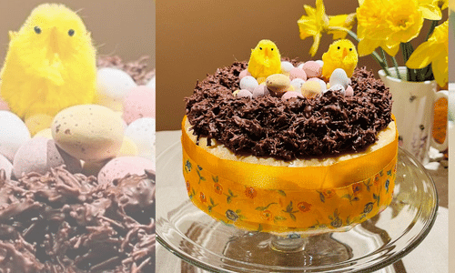 Simnel Cake With Chocolate Nest: Auds Kitchen