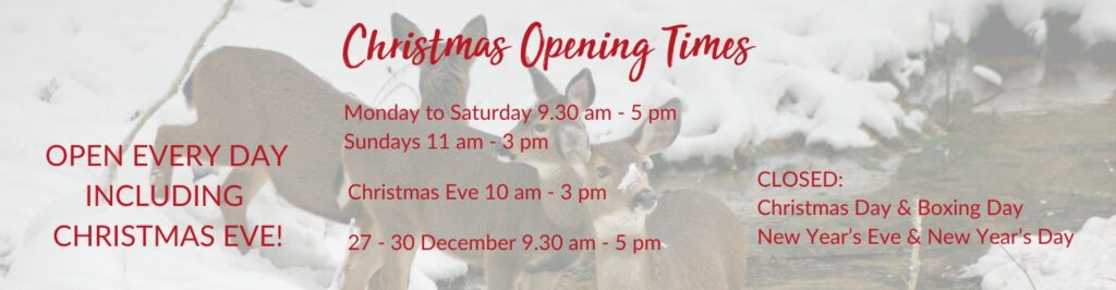 Christmas opening times at Valley Living