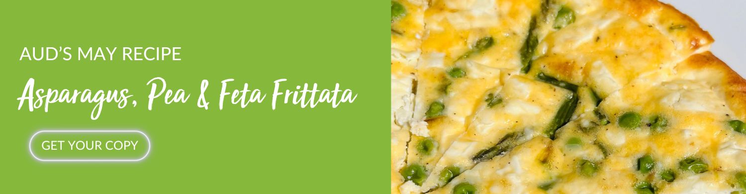 Asparagus, Pea and Feta Frittata