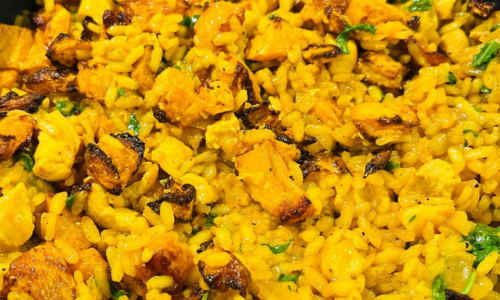 Spiced Pumpkin & Chicken Risotto Recipe | Aud’s Kitchen