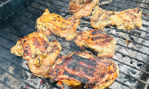 Sticky Chicken & Ribs with Bowland Black Beer | Aud’s Kitchen