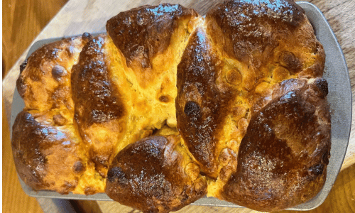 Orange & White Chocolate Brioche